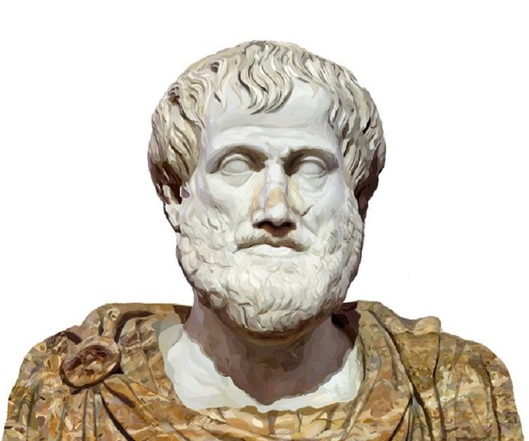 Marmorbüste des Aristoteles